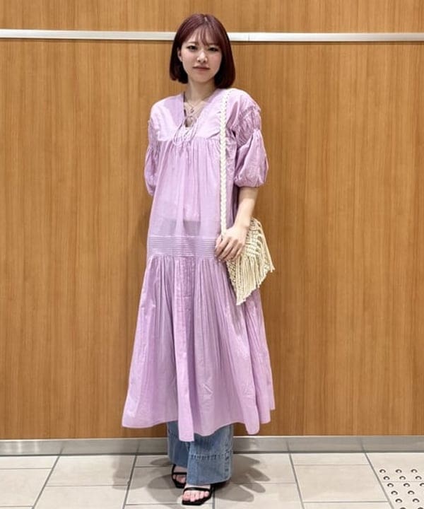 BEAMS HEARTのセンタープレス ワイドデニムパンツ(S~M)を使ったコーディネートを紹介します。｜Rakuten Fashion(楽天ファッション／旧楽天ブランドアベニュー)6179311