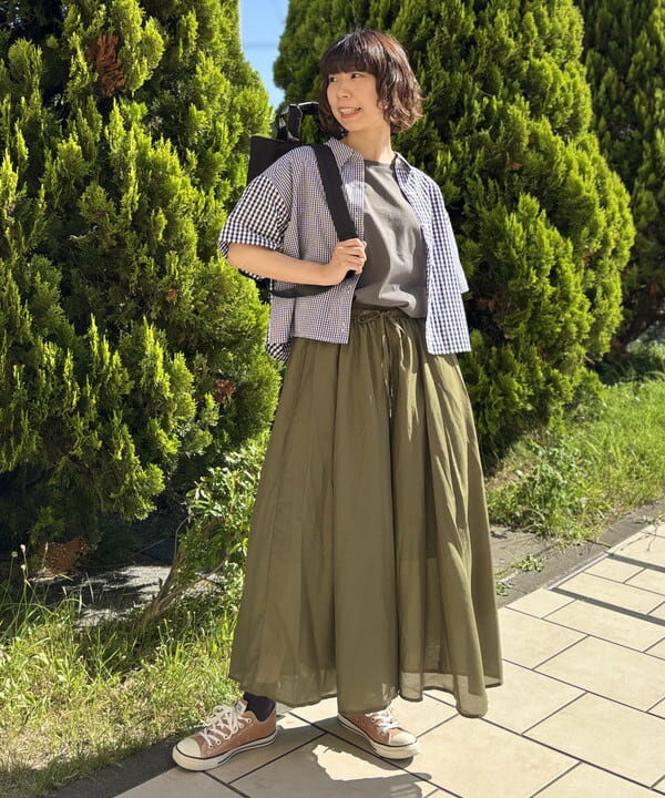 BEAMS HEARTのシアー フレア パンツを使ったコーディネートを紹介します。｜Rakuten Fashion(楽天ファッション／旧楽天ブランドアベニュー)6178065