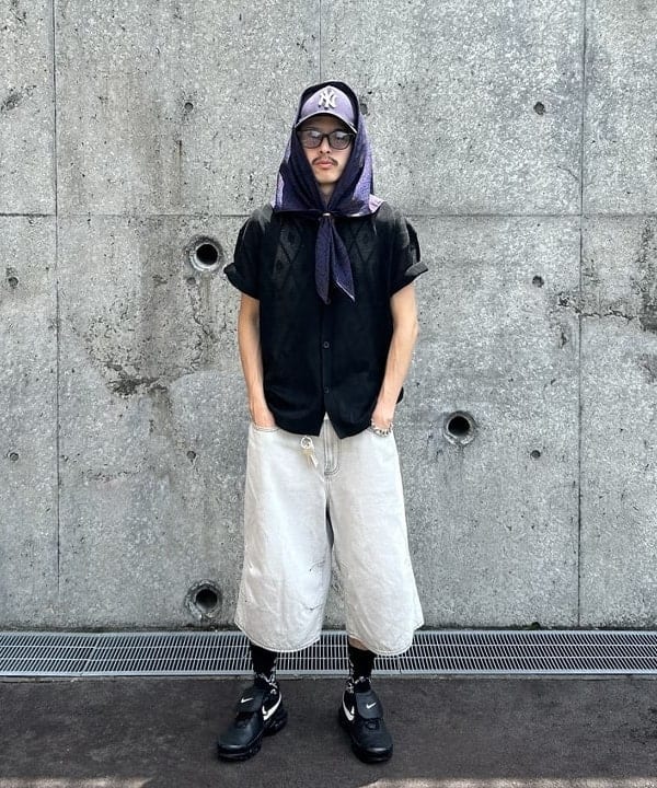 BEAMS HEARTの5ポケット クウォーターレングス ワイドデニム 25SS ショートパンツ ショーツ ひざ下 ジョーツを使ったコーディネートを紹介します。｜Rakuten Fashion(楽天ファッション／旧楽天ブランドアベニュー)6179434