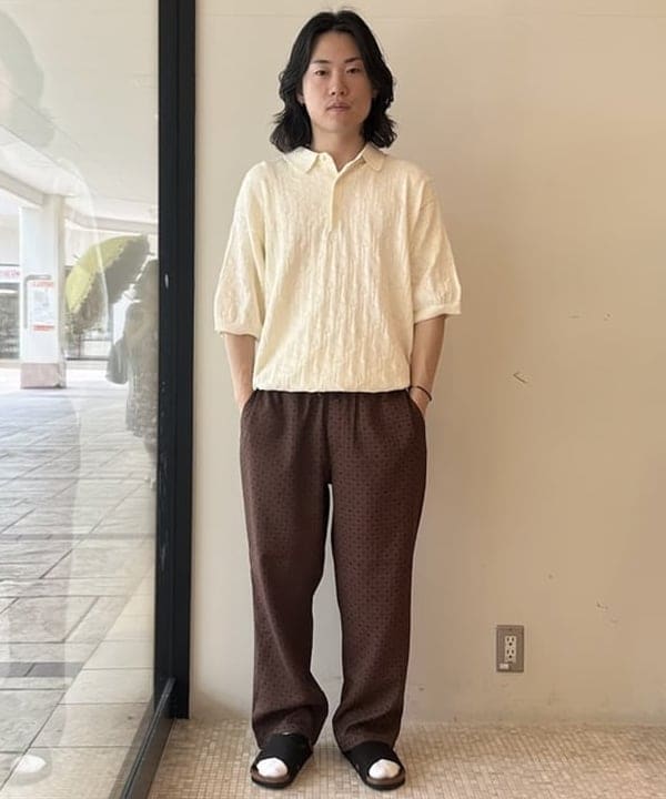 BEAMS OUTLETのメッシュ ニット ポロシャツを使ったコーディネートを紹介します。｜Rakuten Fashion(楽天ファッション／旧楽天ブランドアベニュー)6179513