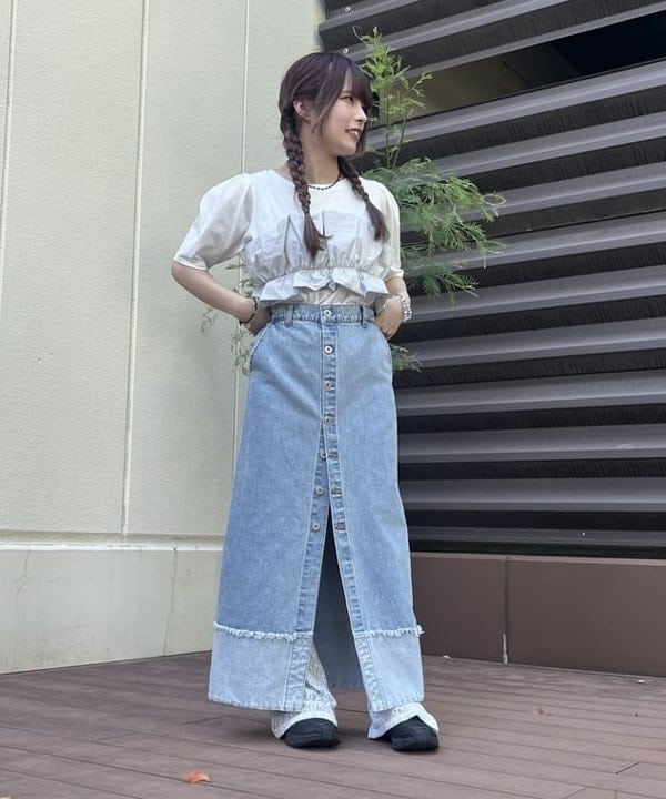 BEAMS HEARTのビスチェ ドッキング Tシャツを使ったコーディネートを紹介します。｜Rakuten Fashion(楽天ファッション／旧楽天ブランドアベニュー)6179518