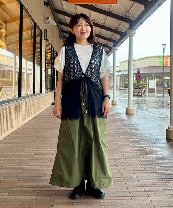 BEAMS HEARTのスクエア ビニールバッグを使ったコーディネートを紹介します。｜Rakuten Fashion(楽天ファッション／旧楽天ブランドアベニュー)6179592