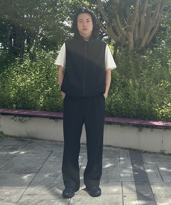 BEAMS HEARTのストライプ 2タック ワイドパンツを使ったコーディネートを紹介します。｜Rakuten Fashion(楽天ファッション／旧楽天ブランドアベニュー)6179614