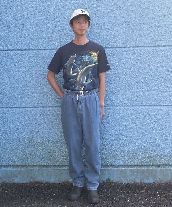 BEAMS HEARTのBEAMS HEART / バルーン デニム イージー パンツを使ったコーディネートを紹介します。｜Rakuten Fashion(楽天ファッション／旧楽天ブランドアベニュー)6179666