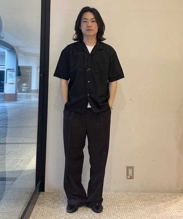 BEAMS OUTLETのベーシック オープンカラー シャツを使ったコーディネートを紹介します。｜Rakuten Fashion(楽天ファッション／旧楽天ブランドアベニュー)6179673