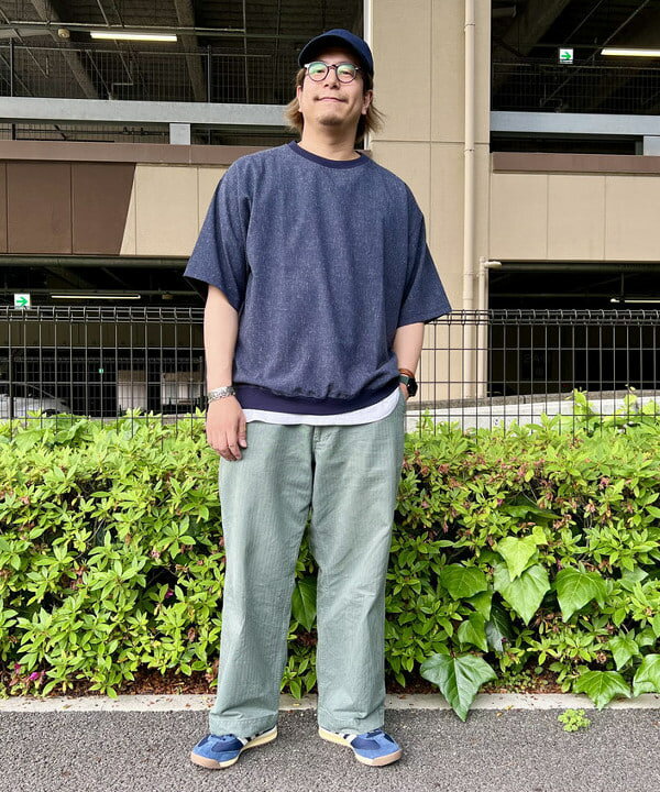 BEAMS HEARTの麻混 メランジ Tシャツを使ったコーディネートを紹介します。｜Rakuten Fashion(楽天ファッション／旧楽天ブランドアベニュー)6179726