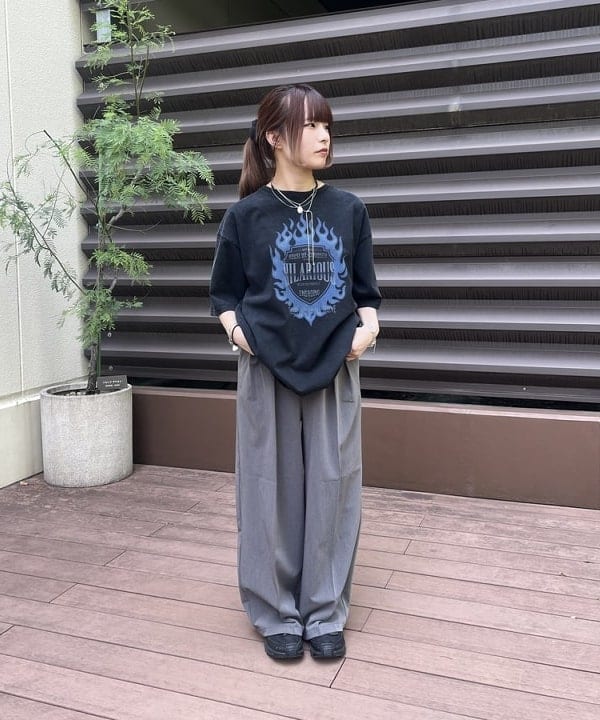 BEAMS HEARTのフェード プリント Tシャツを使ったコーディネートを紹介します。｜Rakuten Fashion(楽天ファッション／旧楽天ブランドアベニュー)6179751