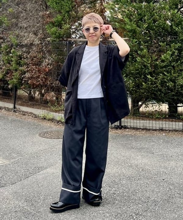 BEAMS HEARTのフレンチスリーブ ジャケット 半袖ジャケット レディースを使ったコーディネートを紹介します。｜Rakuten Fashion(楽天ファッション／旧楽天ブランドアベニュー)6179778