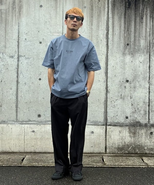 BEAMS HEARTのBEAMS HEART ロゴ ショートスリーブ カットソー(吸水速乾・毛玉軽減)を使ったコーディネートを紹介します。｜Rakuten Fashion(楽天ファッション／旧楽天ブランドアベニュー)6179791