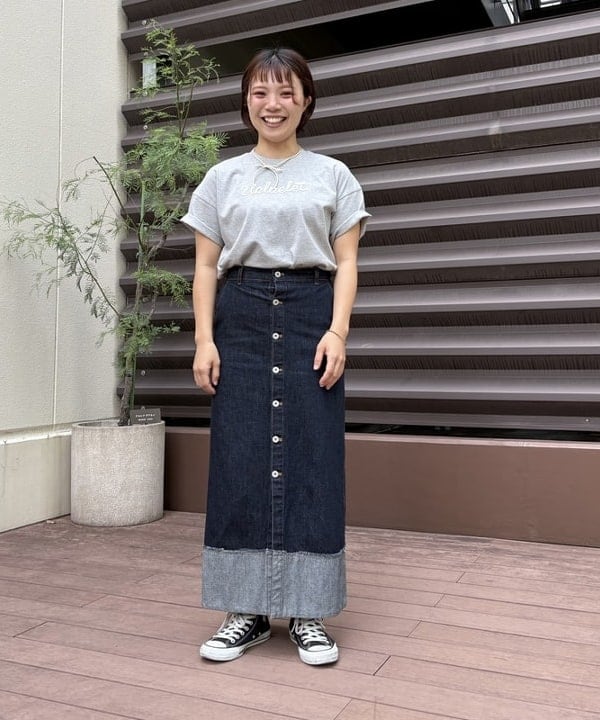 BEAMS HEARTのコード刺繍 ロゴ Tシャツを使ったコーディネートを紹介します。｜Rakuten Fashion(楽天ファッション／旧楽天ブランドアベニュー)6179855