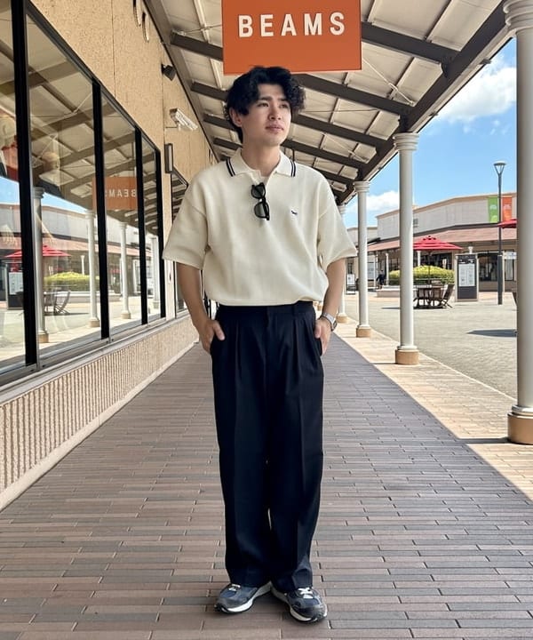 BEAMS HEARTのPENNEY'S / フォックス ニット ポロシャツを使ったコーディネートを紹介します。｜Rakuten Fashion(楽天ファッション／旧楽天ブランドアベニュー)6179886