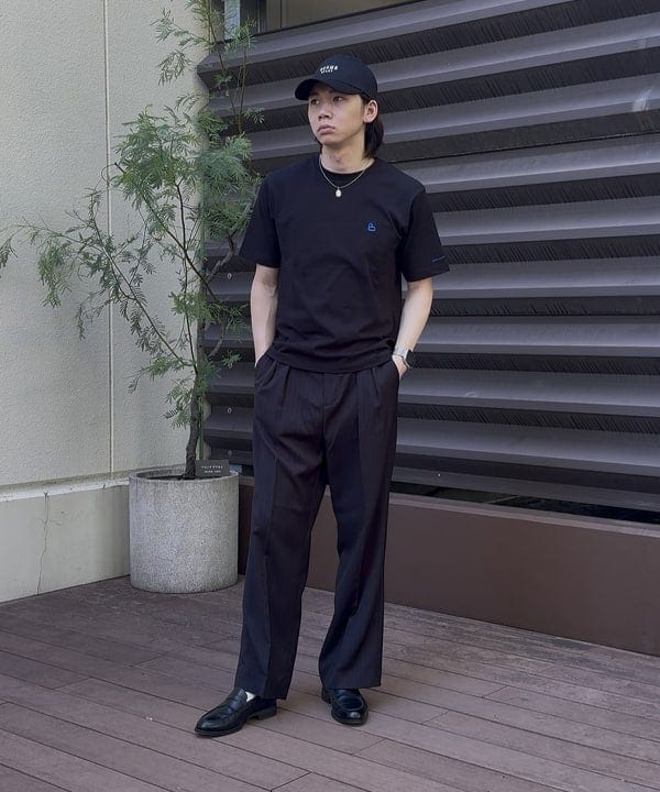 BEAMS HEARTのストライプ 2タック ワイドパンツを使ったコーディネートを紹介します。｜Rakuten Fashion(楽天ファッション／旧楽天ブランドアベニュー)6179970