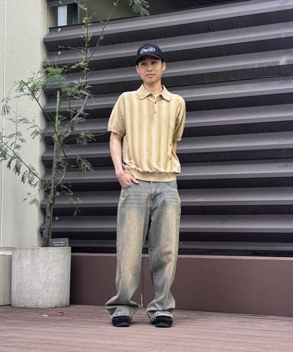 BEAMS OUTLETのカスリ グラデーション ポロシャツを使ったコーディネートを紹介します。｜Rakuten Fashion(楽天ファッション／旧楽天ブランドアベニュー)6179984