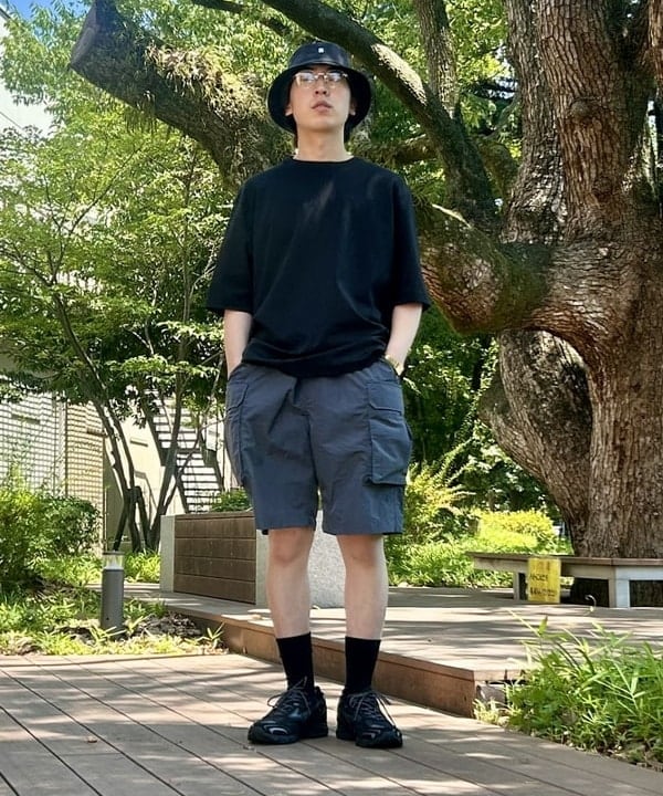 BEAMS HEARTのBEAMS HEART / ナイロン バケットハットを使ったコーディネートを紹介します。｜Rakuten Fashion(楽天ファッション／旧楽天ブランドアベニュー)6180014