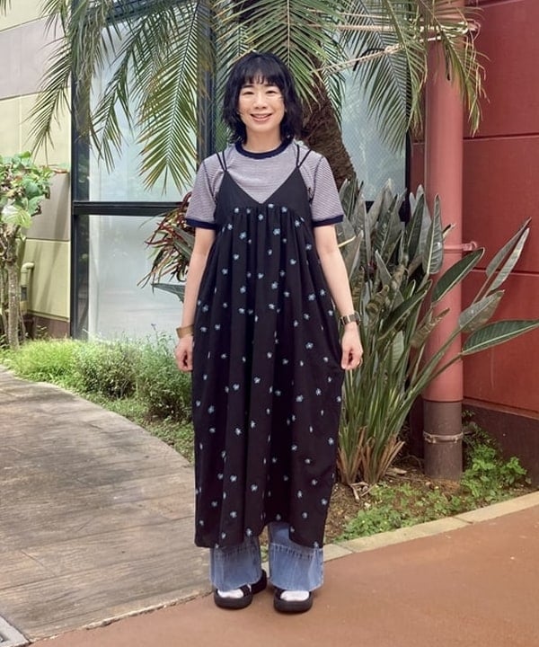 BEAMS HEARTのワッフル ボーダー プルオーバーを使ったコーディネートを紹介します。｜Rakuten Fashion(楽天ファッション／旧楽天ブランドアベニュー)6180023