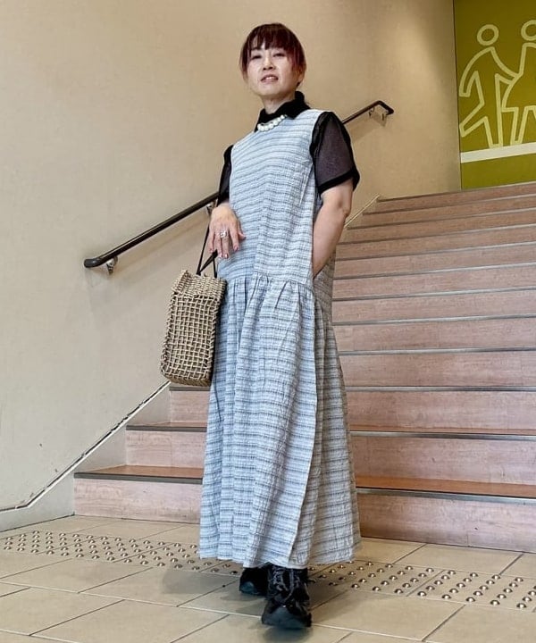 BEAMS HEARTのインバッグ ペーパートート(A4サイズ対応可能)を使ったコーディネートを紹介します。｜Rakuten Fashion(楽天ファッション／旧楽天ブランドアベニュー)6180045