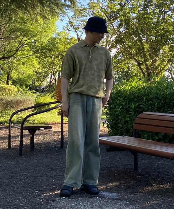 BEAMS MENのブラスト ワイド ストレート デニムを使ったコーディネートを紹介します。｜Rakuten Fashion(楽天ファッション／旧楽天ブランドアベニュー)6180053