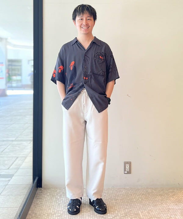 BEAMS HEARTのアンクル ワイド イージーパンツを使ったコーディネートを紹介します。｜Rakuten Fashion(楽天ファッション／旧楽天ブランドアベニュー)6180067