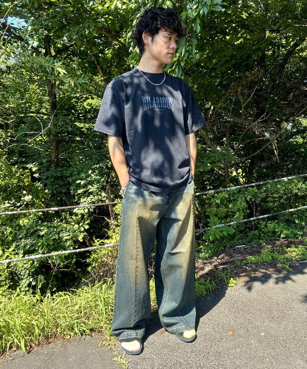 BEAMS HEARTのフェード プリント Tシャツを使ったコーディネートを紹介します。｜Rakuten Fashion(楽天ファッション／旧楽天ブランドアベニュー)6179964