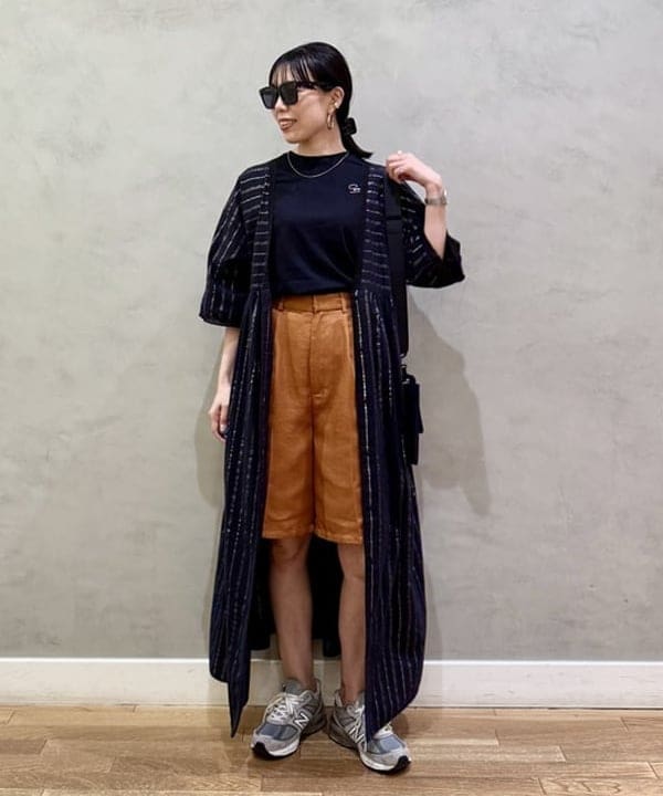 BEAMS HEARTのINDIA ラメ ストライプ ワンピースを使ったコーディネートを紹介します。｜Rakuten Fashion(楽天ファッション／旧楽天ブランドアベニュー)6180100