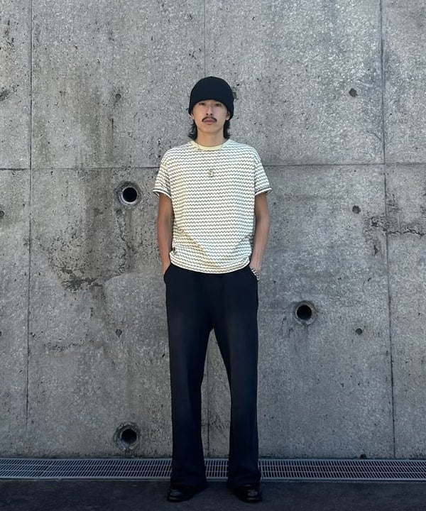 BEAMS HEARTのGMS ワイドストレート  コットンウラケ パンツを使ったコーディネートを紹介します。｜Rakuten Fashion(楽天ファッション／旧楽天ブランドアベニュー)6180144