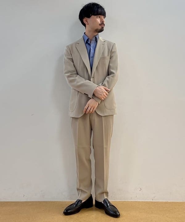 BEAMS HEARTのドライカルゼ 2ボタン ジャケット(S~XL)を使ったコーディネートを紹介します。｜Rakuten Fashion(楽天ファッション／旧楽天ブランドアベニュー)6180148