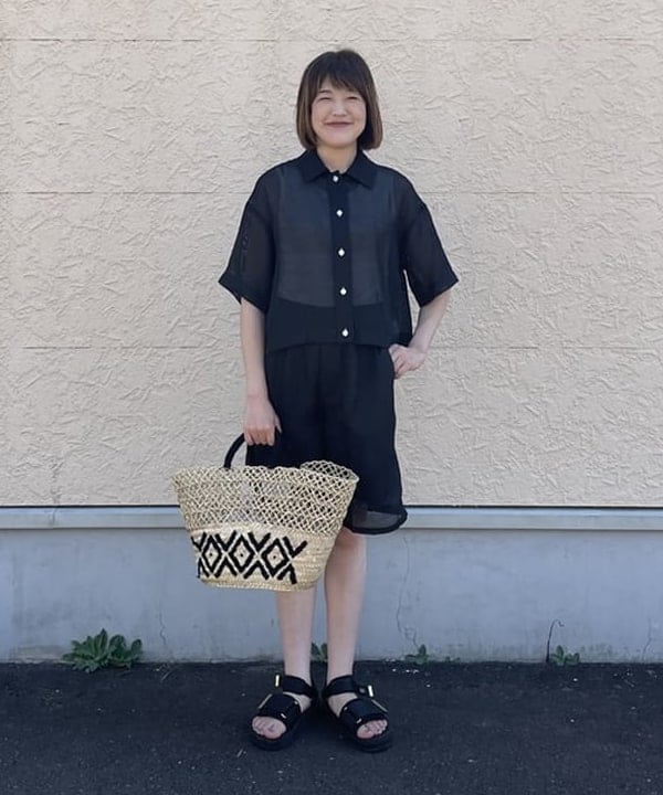 BEAMS HEARTのメッシュ シャツを使ったコーディネートを紹介します。｜Rakuten Fashion(楽天ファッション／旧楽天ブランドアベニュー)6180153