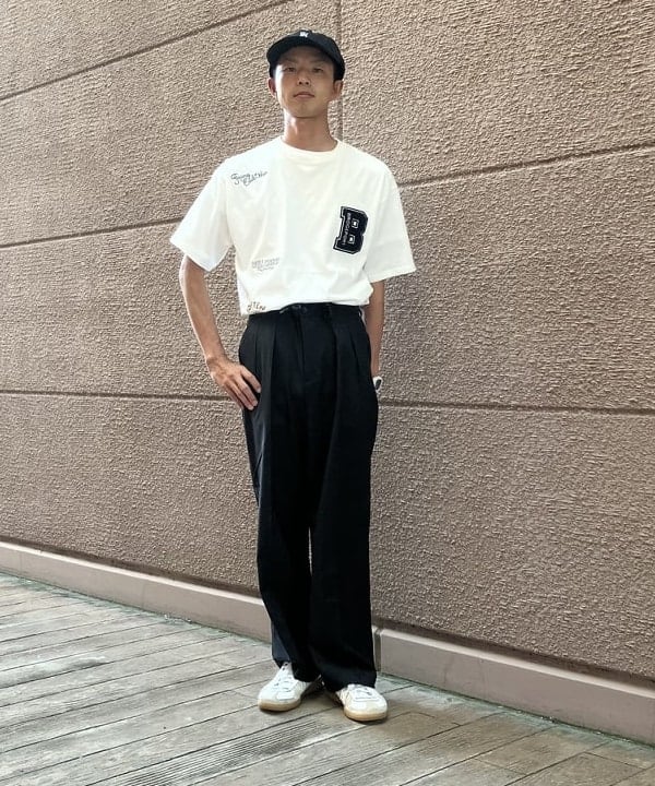 BEAMS HEARTのレタード ショート スリーブ Tシャツを使ったコーディネートを紹介します。｜Rakuten Fashion(楽天ファッション／旧楽天ブランドアベニュー)6180184