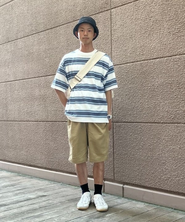 BEAMS HEARTのBEAMS HEART / コマ編み バケットハットを使ったコーディネートを紹介します。｜Rakuten Fashion(楽天ファッション／旧楽天ブランドアベニュー)6180187