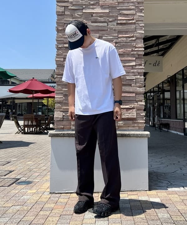 BEAMS HEARTのストライプ 2タック ワイドパンツを使ったコーディネートを紹介します。｜Rakuten Fashion(楽天ファッション／旧楽天ブランドアベニュー)6180193