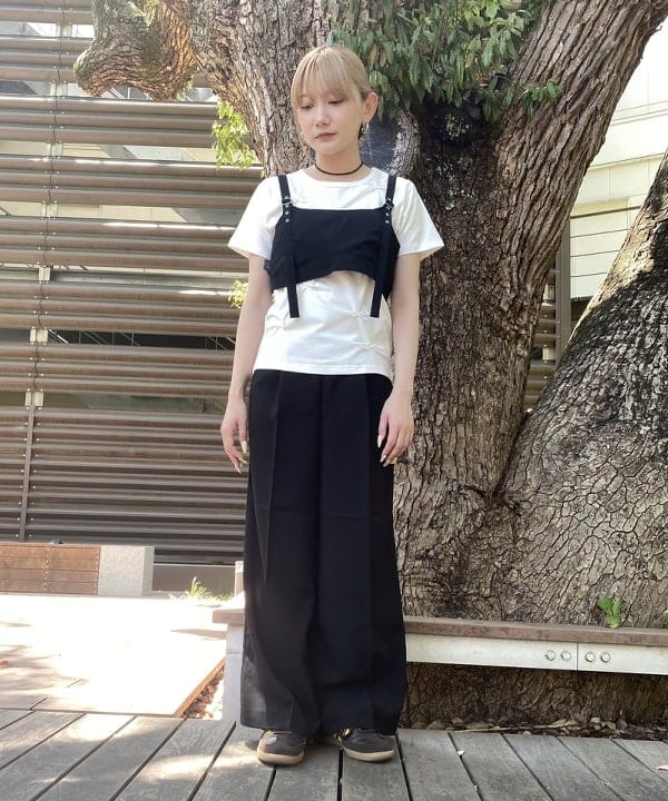 BEAMS WOMENのベルテッド ビスチェを使ったコーディネートを紹介します。｜Rakuten Fashion(楽天ファッション／旧楽天ブランドアベニュー)6180202