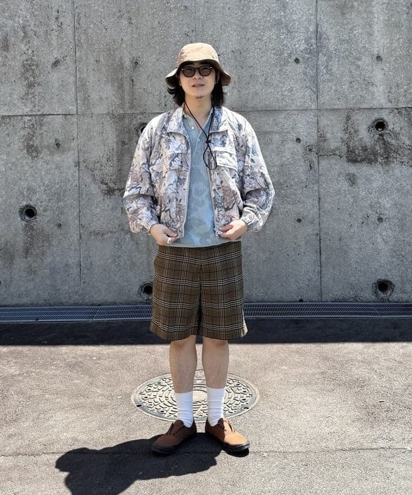 BEAMS MENのBEAMS HEART / 撥水 アドベンチャーハットを使ったコーディネートを紹介します。｜Rakuten Fashion(楽天ファッション／旧楽天ブランドアベニュー)6179559