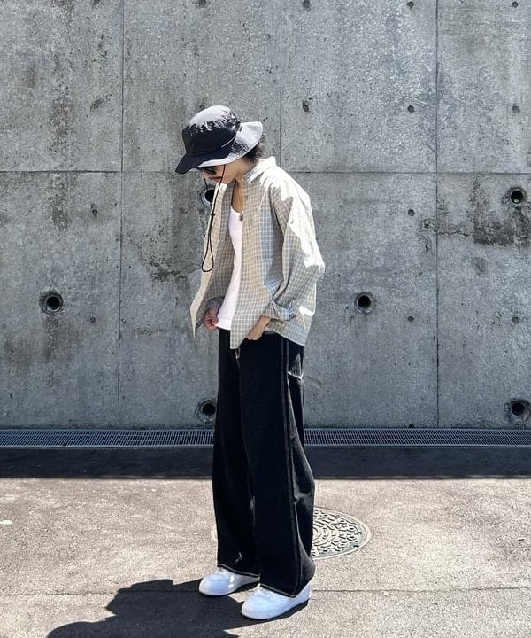 BEAMS HEARTのBEAMS HEART / 撥水 アドベンチャーハットを使ったコーディネートを紹介します。｜Rakuten Fashion(楽天ファッション／旧楽天ブランドアベニュー)6179560