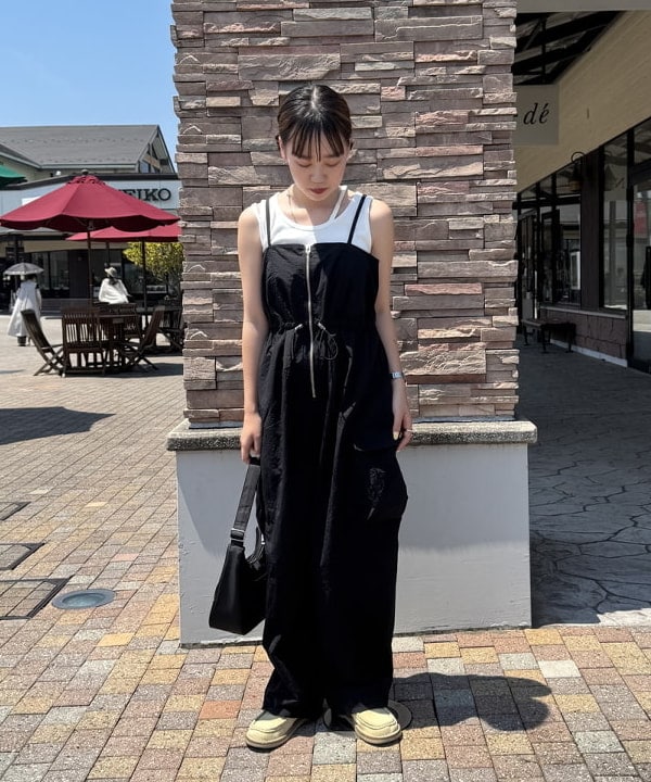 BEAMS HEARTのアシメ カットアウト タンクトップを使ったコーディネートを紹介します。｜Rakuten Fashion(楽天ファッション／旧楽天ブランドアベニュー)6180220