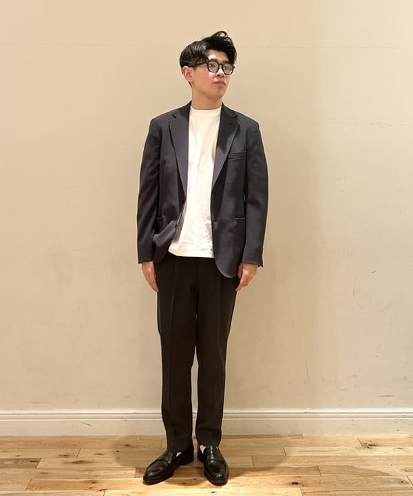 BEAMS HEARTのドライカルゼ 2ボタン ジャケット(S~XL)を使ったコーディネートを紹介します。｜Rakuten Fashion(楽天ファッション／旧楽天ブランドアベニュー)6180262