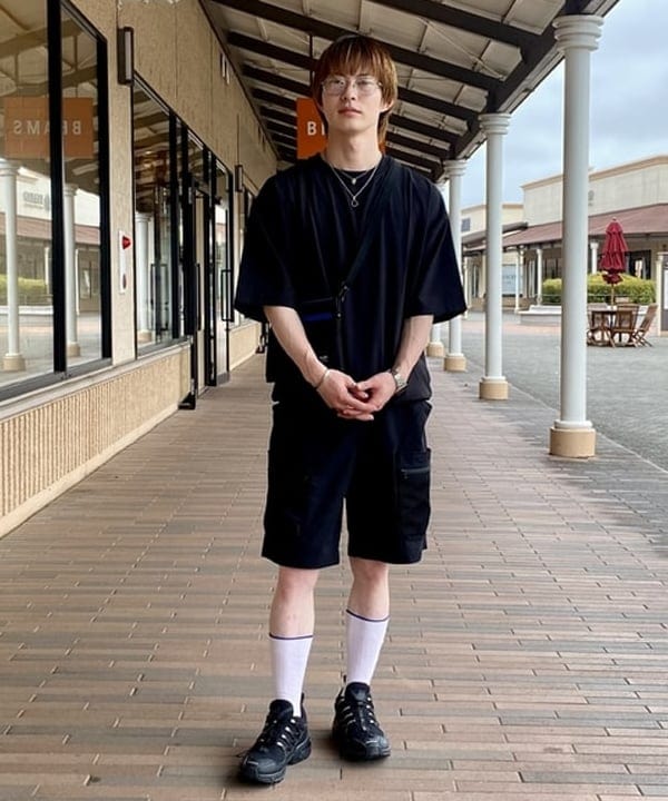 BEAMS HEARTのメッシュコンビ サコッシュを使ったコーディネートを紹介します。｜Rakuten Fashion(楽天ファッション／旧楽天ブランドアベニュー)6180279