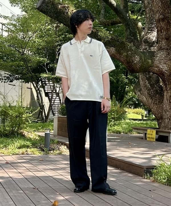 BEAMS HEARTのPENNEY'S / フォックス ニット ポロシャツを使ったコーディネートを紹介します。｜Rakuten Fashion(楽天ファッション／旧楽天ブランドアベニュー)6180285