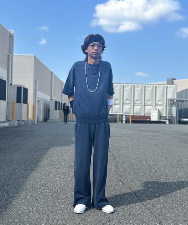 BEAMS HEARTのGMS ワイドストレート  コットンウラケ パンツを使ったコーディネートを紹介します。｜Rakuten Fashion(楽天ファッション／旧楽天ブランドアベニュー)6180318