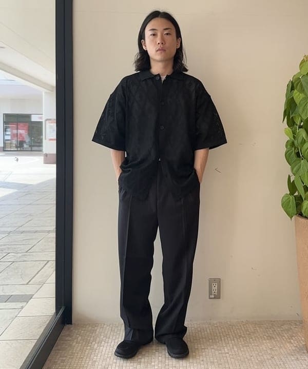 BEAMS HEARTのストライプ 2タック ワイドパンツを使ったコーディネートを紹介します。｜Rakuten Fashion(楽天ファッション／旧楽天ブランドアベニュー)6180320