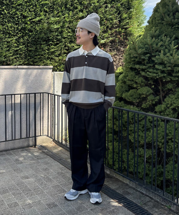 BEAMS HEARTのクリアフレーム ボストン グラスを使ったコーディネートを紹介します。｜Rakuten Fashion(楽天ファッション／旧楽天ブランドアベニュー)6180396