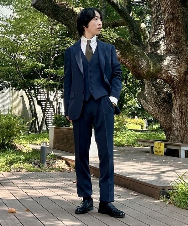 BEAMS HEARTのピンヘッド トラベル 2ボタン ジャケット 25AW(セットアップ対応)を使ったコーディネートを紹介します。｜Rakuten Fashion(楽天ファッション／旧楽天ブランドアベニュー)6180427