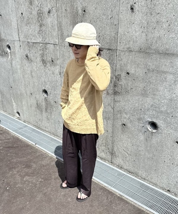 BEAMS HEARTのストライプ 2タック ワイドパンツを使ったコーディネートを紹介します。｜Rakuten Fashion(楽天ファッション／旧楽天ブランドアベニュー)6180443