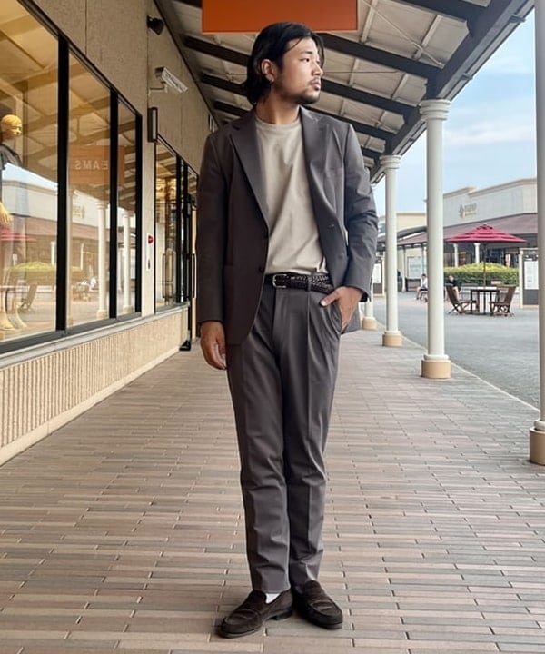 BEAMS HEARTのレザー メッシュベルト(M~L)を使ったコーディネートを紹介します。｜Rakuten Fashion(楽天ファッション／旧楽天ブランドアベニュー)6180463