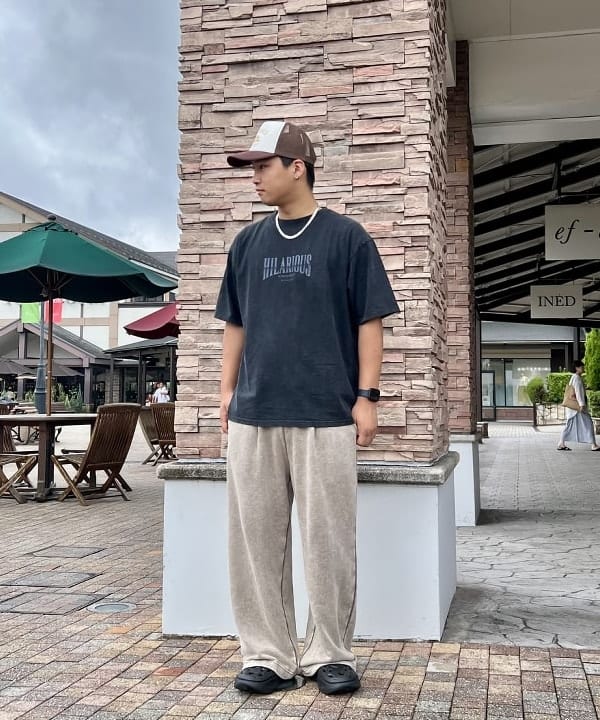 BEAMS HEARTのフェード プリント Tシャツを使ったコーディネートを紹介します。｜Rakuten Fashion(楽天ファッション／旧楽天ブランドアベニュー)6180495