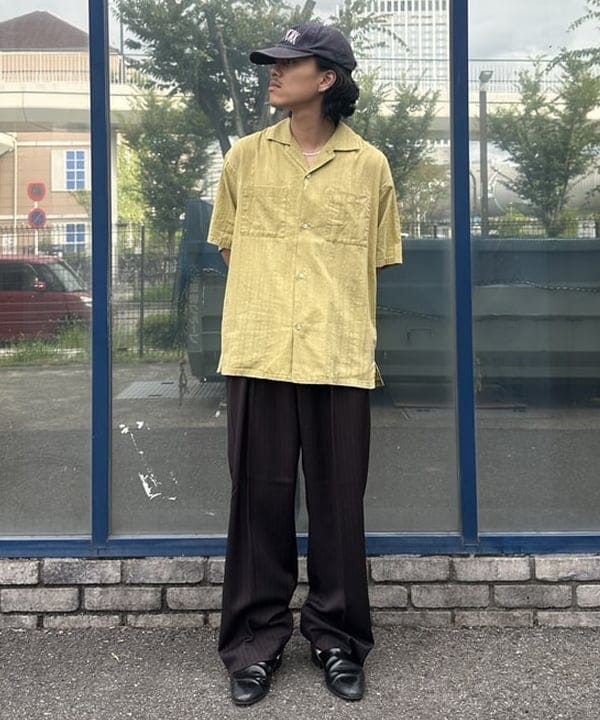 BEAMS HEARTのストライプ 2タック ワイドパンツを使ったコーディネートを紹介します。｜Rakuten Fashion(楽天ファッション／旧楽天ブランドアベニュー)6180525