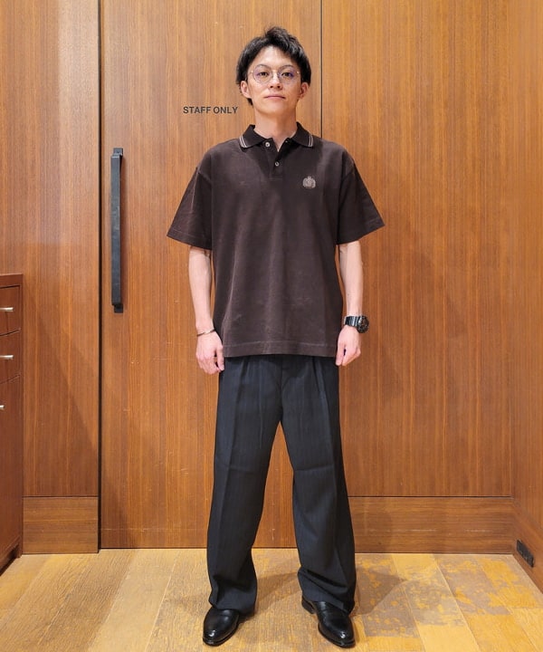 BEAMS HEARTのフェード エンブレム 鹿の子 ポロシャツを使ったコーディネートを紹介します。｜Rakuten Fashion(楽天ファッション／旧楽天ブランドアベニュー)6180608