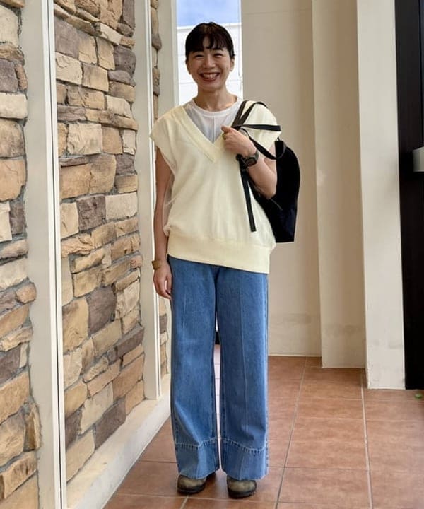 BEAMS HEARTのB-HEARTロゴ メッセージ ナップサックを使ったコーディネートを紹介します。｜Rakuten Fashion(楽天ファッション／旧楽天ブランドアベニュー)6180651