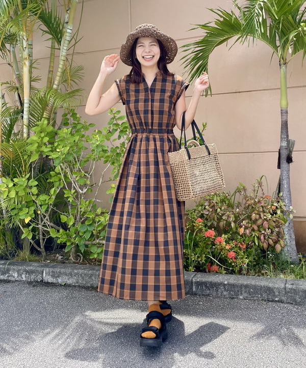 BEAMS HEARTのペーパー スカシハット レディース 帽子を使ったコーディネートを紹介します。｜Rakuten Fashion(楽天ファッション／旧楽天ブランドアベニュー)6180588