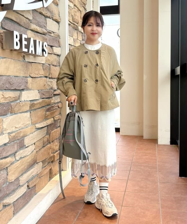 BEAMS HEARTのB-HEARTロゴ メッセージ ナップサックを使ったコーディネートを紹介します。｜Rakuten Fashion(楽天ファッション／旧楽天ブランドアベニュー)6180730