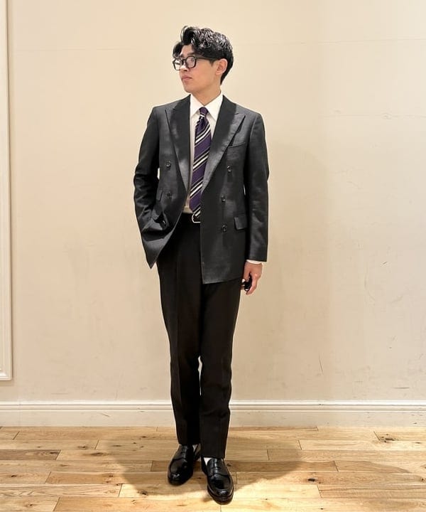 BEAMS HEARTのハイカウント セミレギュラーカラー ドレスシャツ(37~42・洗濯機可能)を使ったコーディネートを紹介します。｜Rakuten Fashion(楽天ファッション／旧楽天ブランドアベニュー)6180768